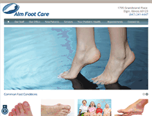 Tablet Screenshot of elginfootcare.com